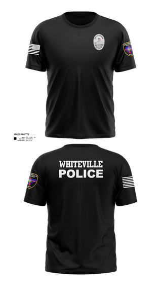 Whiteville Police Department 3573610 Old School Cotton Feel Shirt - 30