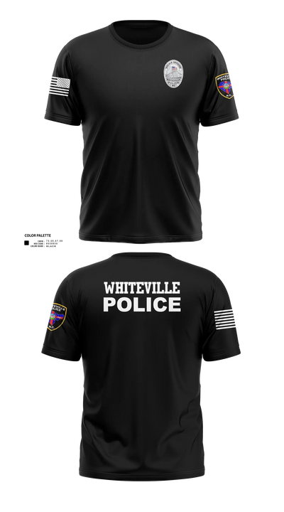 Whiteville Police Department 3573610 Old School Cotton Feel Shirt - 30