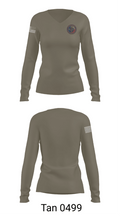 B co 6344973 Women's Long Sleeve V-neck Shirt - 11