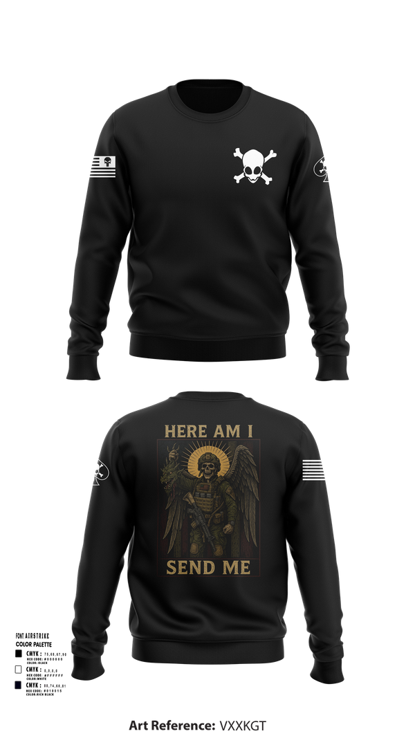 Crew Neck Sweatshirt, Charlie Co., , Teamtime, Team time, sublimation, custom sports apparel, team uniforms, spirit wear, spiritwear, sports uniforms, custom shirts, team store, custom team store, fundraiser sports, apparel fundraiser