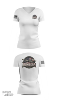 Bombers Women's Short Sleeve V-neck Shirt - 22