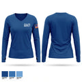 Cherry Hill RVFD #7 Women's Long Sleeve V-neck Shirt - 1