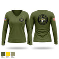 Alleghany County Sheriff’s Office Women's Long Sleeve V-neck Shirt - 1