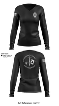 ACE  Women's Long Sleeve V-neck Shirt - 1