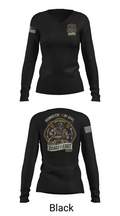 Georgetown Fire Station 7 33818481 Women's Long Sleeve V-neck Shirt - 23