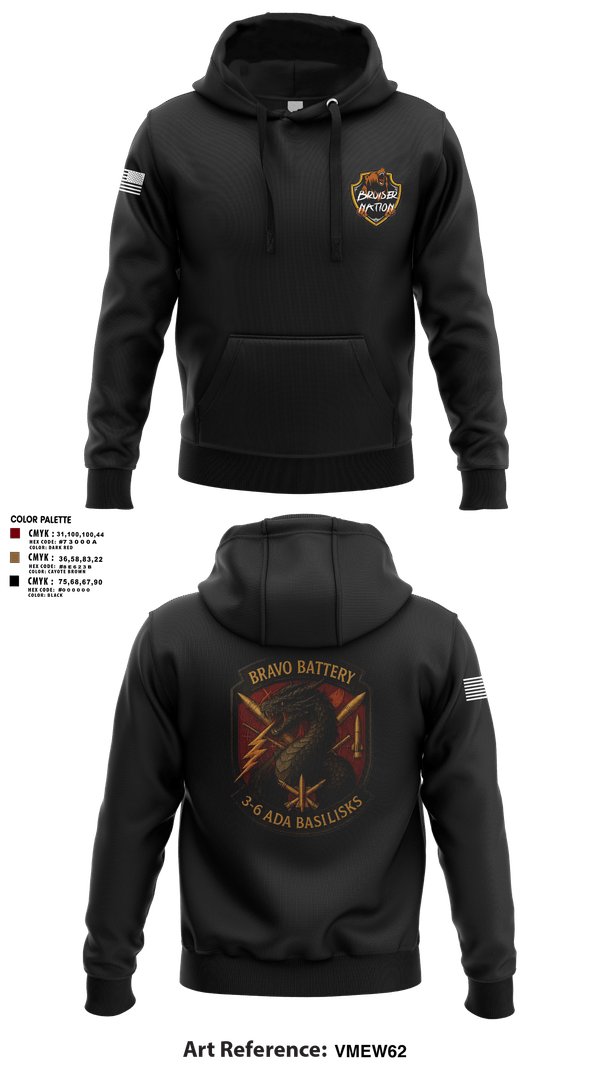 Hoodie, Bravo 3-6 ADA, Army, Teamtime, Team time, sublimation, custom sports apparel, team uniforms, spirit wear, spiritwear, sports uniforms, custom shirts, team store, custom team store, fundraiser sports, apparel fundraiser