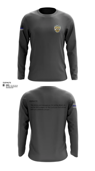 Long Sleeve Performance Shirt, Wakarusa police, Police, Teamtime, Team time, sublimation, custom sports apparel, team uniforms, spirit wear, spiritwear, sports uniforms, custom shirts, team store, custom team store, fundraiser sports, apparel fundraiser