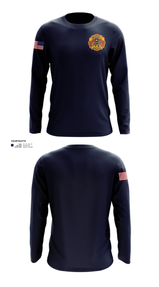 Long Sleeve Performance Shirt, Camden city fire department, rescue 1, Fire Department, Teamtime, Team time, sublimation, custom sports apparel, team uniforms, spirit wear, spiritwear, sports uniforms, custom shirts, team store, custom team store, fundraiser sports, apparel fundraiser