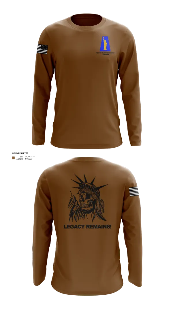 Long Sleeve Performance Shirt, 1019th Quartermaster Company, , Teamtime, Team time, sublimation, custom sports apparel, team uniforms, spirit wear, spiritwear, sports uniforms, custom shirts, team store, custom team store, fundraiser sports, apparel fundraiser