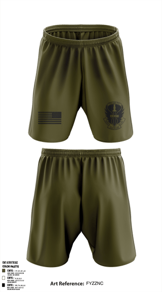 Tulare PD SWAT 41125864 Athletic Shorts With Pockets - 1