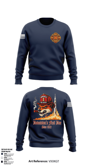 HFR Fire Station1 89069866 Crew Neck Sweatshirt - 1