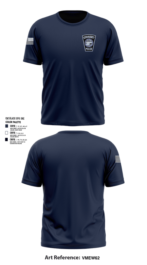 Short Sleeve Performance Shirt, Cohasset Police, Police, Teamtime, Team time, sublimation, custom sports apparel, team uniforms, spirit wear, spiritwear, sports uniforms, custom shirts, team store, custom team store, fundraiser sports, apparel fundraiser