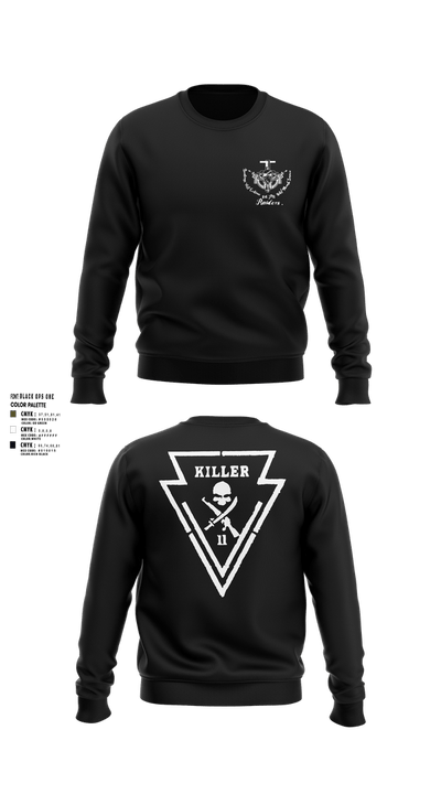 Killer Troop 1st PLT 84935125 Crew Neck Sweatshirt - 100
