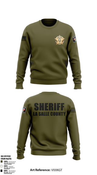 La Salle county sheriff’s office  Crew Neck Sweatshirt - 1