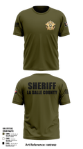 La Salle county sheriff’s office  Old School Cotton Feel Shirt - 1