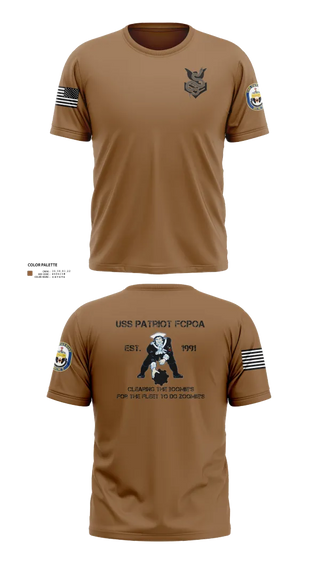 Short Sleeve Performance Shirt, Uss patriot, Navy, Teamtime, Team time, sublimation, custom sports apparel, team uniforms, spirit wear, spiritwear, sports uniforms, custom shirts, team store, custom team store, fundraiser sports, apparel fundraiser