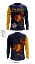 Early Bird Jiu Jitsu Long Sleeve Performance Shirt 1