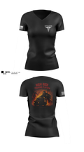 194th AR BDE HRT Medics 51125507 Women's Short Sleeve V-neck Shirt - 10