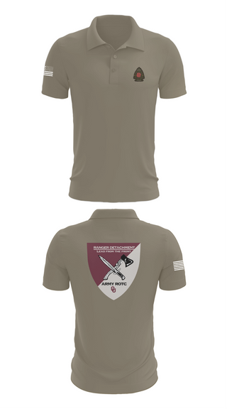 Short Sleeve Performance Polo, FY 25-26 OU RC, Army, Teamtime, Team time, sublimation, custom sports apparel, team uniforms, spirit wear, spiritwear, sports uniforms, custom shirts, team store, custom team store, fundraiser sports, apparel fundraiser