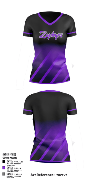 Zephyrs 85086630 Two Button Softball Jersey - 1