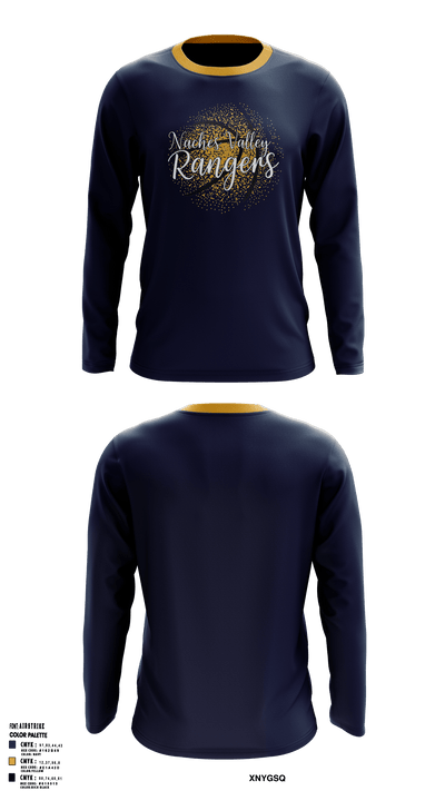 Naches Valley Ranger Basketball Long Sleeve Performance Shirt 4
