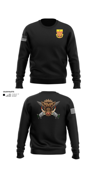 1-77 FA Bravo Btry 69918091 Crew Neck Sweatshirt - 21