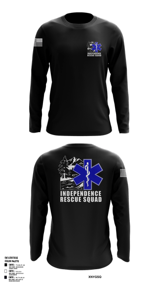 Independence Rescue Squad 25323011  Long Sleeve Performance Shirt - 1