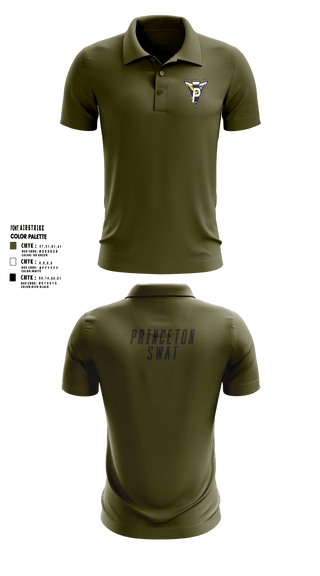 Princeton SWAT 45526670 Short Sleeve Performance Polo - 31