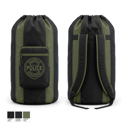 Gear Bag, Fairmont Police Department, Police, Teamtime, Team time, sublimation, custom sports apparel, team uniforms, spirit wear, spiritwear, sports uniforms, custom shirts, team store, custom team store, fundraiser sports, apparel fundraiser