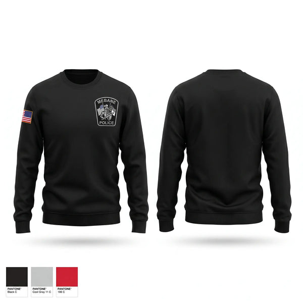 Crew Neck Sweatshirt, Mebane Police Department, Police, Teamtime, Team time, sublimation, custom sports apparel, team uniforms, spirit wear, spiritwear, sports uniforms, custom shirts, team store, custom team store, fundraiser sports, apparel fundraiser