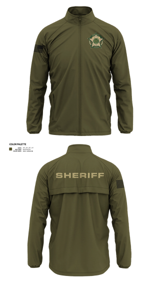 Windbreaker without hood, Fannin County Sheriff's Office, Police, Teamtime, Team time, sublimation, custom sports apparel, team uniforms, spirit wear, spiritwear, sports uniforms, custom shirts, team store, custom team store, fundraiser sports, apparel fundraiser