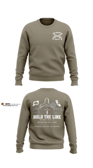 Crew Neck Sweatshirt, 192nd MP BN, Army, Teamtime, Team time, sublimation, custom sports apparel, team uniforms, spirit wear, spiritwear, sports uniforms, custom shirts, team store, custom team store, fundraiser sports, apparel fundraiser