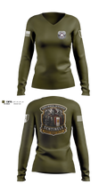 528th MED DET COSC Women's Long Sleeve V-neck Shirt - 14