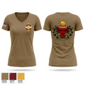 524TH DSSB 43383002 Women's Short Sleeve V-neck Shirt - 1