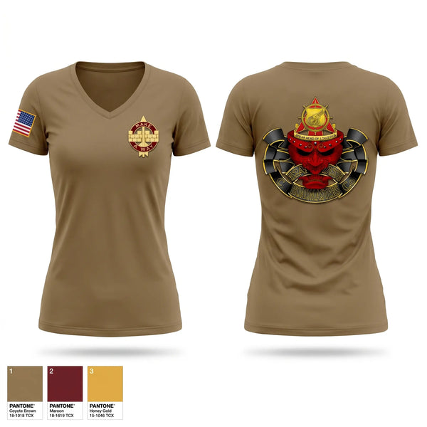 Womens Short Sleeve Vneck Shirt, 524TH DSSB, Army, Teamtime, Team time, sublimation, custom sports apparel, team uniforms, spirit wear, spiritwear, sports uniforms, custom shirts, team store, custom team store, fundraiser sports, apparel fundraiser