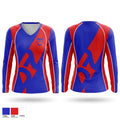 Blue Devils Women's Long Sleeve V-neck Shirt - 1