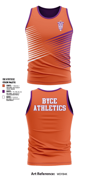 BYCE ATHLETICS 18631614 Tank Top - 1