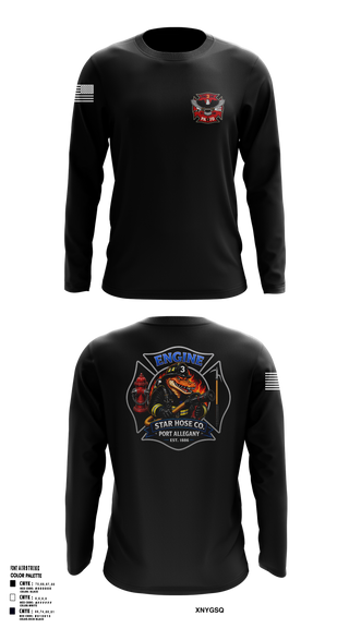 Star Hose Company Long Sleeve Performance Shirt - 12