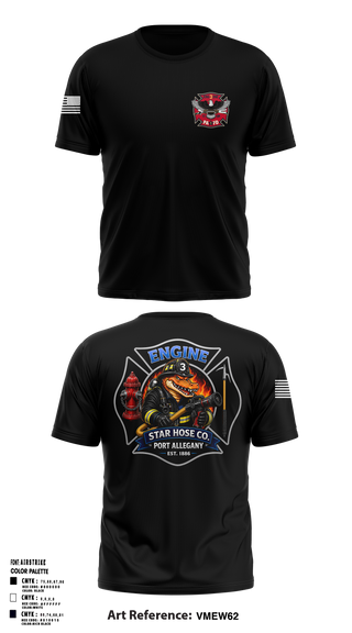 Star Hose Company Short Sleeve Performance Shirt - 12