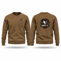 6 POB, 10 special forces group ( airborne) Crew Neck Sweatshirt - 2