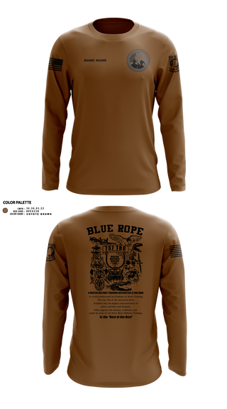 Long Sleeve Performance Shirt, Blue Rope Association, Air Force, Teamtime, Team time, sublimation, custom sports apparel, team uniforms, spirit wear, spiritwear, sports uniforms, custom shirts, team store, custom team store, fundraiser sports, apparel fundraiser