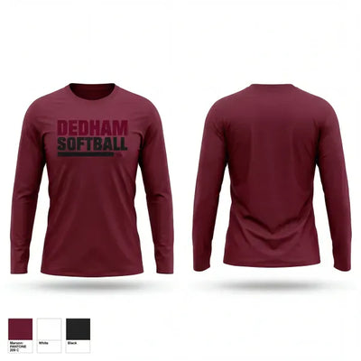 Dedham Softball 55806141 Long Sleeve Performance Shirt 5