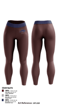 White Knoll High School Track & Field 55705888 Womens Leggings - 12
