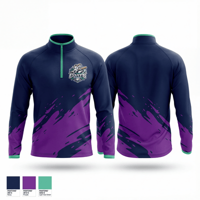 Yard Goats Baseball 2710769 Quarter Zip Jacket - 1