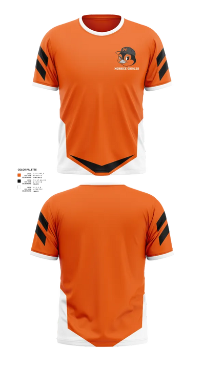 Morrice Orioles 34663402 Short Sleeve Performance Shirt - 21