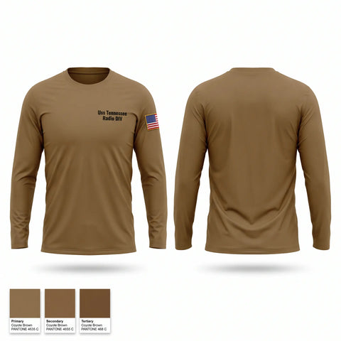 Long Sleeve Performance Shirt, Uss Tennessee Radio DIV, Navy, Teamtime, Team time, sublimation, custom sports apparel, team uniforms, spirit wear, spiritwear, sports uniforms, custom shirts, team store, custom team store, fundraiser sports, apparel fundraiser