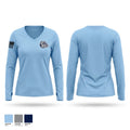 Centennial Bulldogs 10077236 Women's Long Sleeve V-neck Shirt - 1