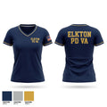 Elkton PD VA Women's Short Sleeve V-neck Shirt - 1