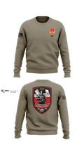Charlie "Crusaders" Battery, 3-2 ADA BN 71071868 Crew Neck Sweatshirt - 6