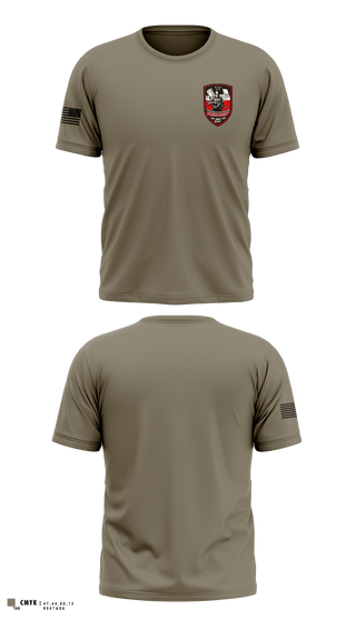 Charlie "Crusaders" Battery, 3-2 ADA BN Old School Cotton Feel Shirt - 1
